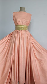 Imitatie Piele Caprioara Piersica STO1128