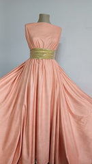 Imitatie Piele Caprioara Piersica STO1128