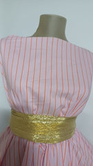 Polycotton Roz Dungute Orange BBC1066