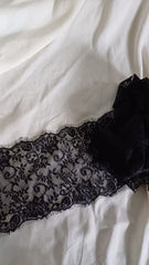 Banda Dantela Chantily Negru DAN1011