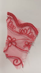 Broderie Organza Roz MAT1218