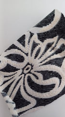 Lycra Negru Flori Albe ELA1214