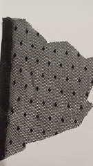 Tull Negru Cu Picouri ELA1033