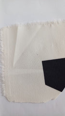 Stofa Crepe Satinat Model Geometric Rosu STO1169