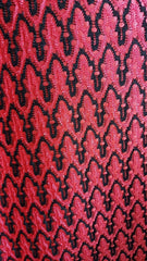 Dantela Captusita Rosu/Negru DAN1059