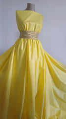 Milano-Poplin Galben Bumbac Fibra Naturala BBC1029