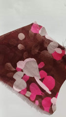 Batist Bumbac Bordura Dubla Grena Pete Colorate BBC1036