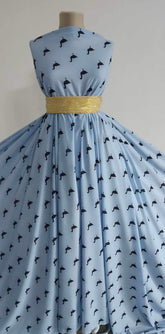 Silky Bleu Pasari Negre MAT1416