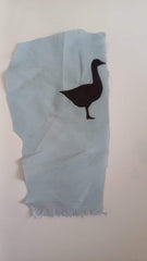 Silky Bleu Pasari Negre MAT1416