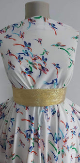 Matase Alba Papagali Colorați MAT1356