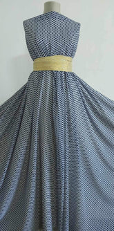 Voal Bleumarin Ovale Albe Bleumarin VOAL1165