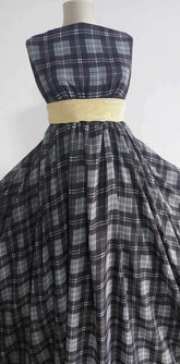 Voal Negru Carouri VOAL1169