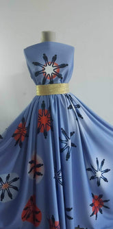 Stofa Lila Imprimeu Hora STO1163