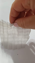 Voal Burn Out Gri Plisat VOAL1182