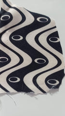 Matase Valuri Alb Negru MAT1415