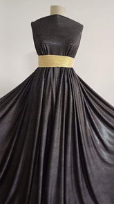 Lycra Negru Model ,, Boabe de Cafe " ELA1292