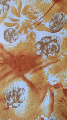 Stofa Imprimeu Floral Mustar Alb STO1251