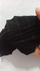 Jersey Din Viscoză cu Lycra Negru ELA1322