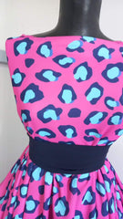 Stofa Vara Roz Pete Turcoaz STO1167