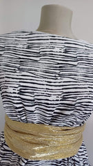 Matase Maroken, Alb/Negru Zebra MAT1243