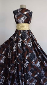 Tricot Maron/Negru/Alb TRI1013