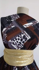 Tricot Maron/Negru/Alb TRI1013