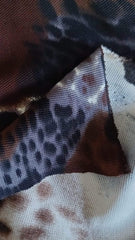 Tricot Maron/Negru/Alb TRI1013