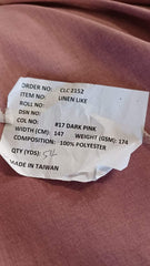 Stofa Imitație de IN "Linen Like" Dark Pink STO1038