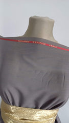 Stofa Milano Textil- Gri cu fir turcoaz STO1108