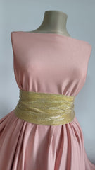 Vortex Roz Pudra, material elastic plin, compoziție 69% rayon, 28% Nilon și 4 / elastan ELA1056