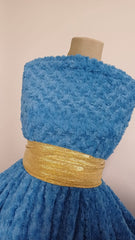 Textil tip Blanită, Albastru deschis STO1227