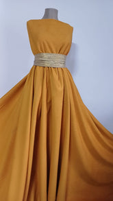 STOFA Washable Velour- "Light Mustard", potrivit de groasă STO1029