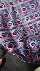 Tricot ponteroma Bleumarin carouri si cerculete Roz ELA10391