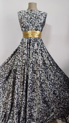 Catifea Ice Velvet, Negru/Sidefiu/ Kaki CAT1100