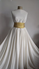 Jacquard  Gofrat Alb MAT1391