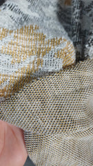 Tricot tip Pulover Model Picior de Cocos Mustar/Ivory/Negru TRI1026