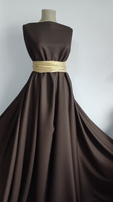 Milano Collection- Stofa elegantă Maron cu doua fețe diferite STO1287