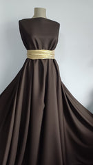 Milano Collection- Stofa elegantă Maron cu doua fețe diferite STO1287