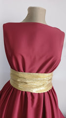 Matase finuța, RED BRICK, usor elastica MAT1435