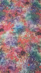 Voal Chifon cu Imprimeu Floral „Grădină Sălbatică” VOAL1628