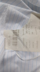 Poplin Bumbac Alb dungi Bleo BBC1035