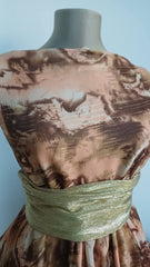 Voal Chifon Degrade Roz/Maron/Olive VOAL1061