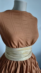 JERSEY Rasato Goffrato, culoarea Noce ELA1256