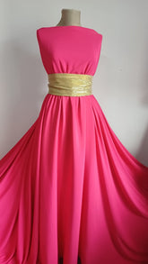 Matase Maroken Ciclam, plină MAT1458