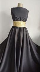 Stofă Englezească Negru spre Gri cu pătrățele STO1354