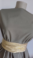 Poplin bumbac Kaki Deschis BBC1005