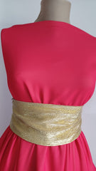 Voal Chifon Rosu Zmeuriu VOAL1222