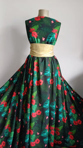 Voal Divin cu Floare Tropicală VOAL1156