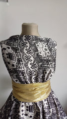 Matase Satinata Royalty Imprimeu Coroana Regala MAT1362