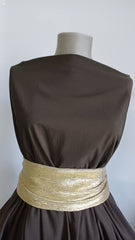 Matase Kaki Inchis cu Firisoare MAT1205